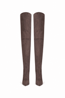 The Scorpio Thigh High Boot - Suede Coco - FEMME LA