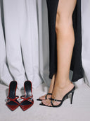 The Versailles Slipper - Nero - FEMME LA