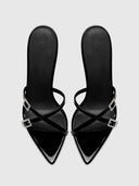 The Versailles Slipper - Nero - FEMME LA