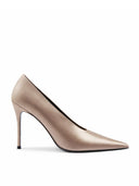 Vendome Pump - Taupe Satin - FEMME LA