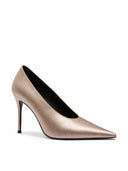 Vendome Pump - Taupe Satin - FEMME LA
