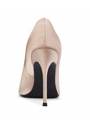 Vendome Pump - Taupe Satin - FEMME LA