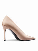 Vendome Pump - Taupe Satin - FEMME LA