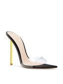 Whiskey Slipper - Noir PVC - FEMME LA