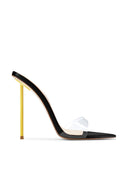 Whiskey Slipper - Noir PVC - FEMME LA