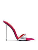 Whiskey Slipper - Platinum/Pink/Red - FEMME LA